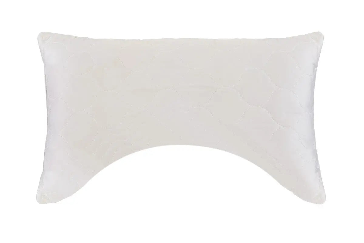 Cotton Latex Foam And Wool Hypoallergenic Ergonomic Standard Size Bed Pillow Homeroots Bed & Bath