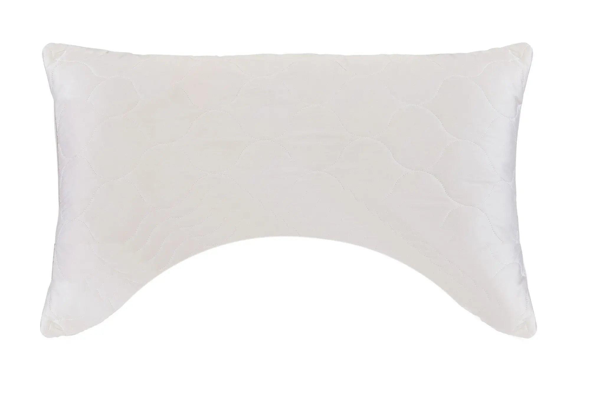 Cotton Wool Hypoallergenic Ergonomic Standard Size Bed Pillow Homeroots Bed & Bath