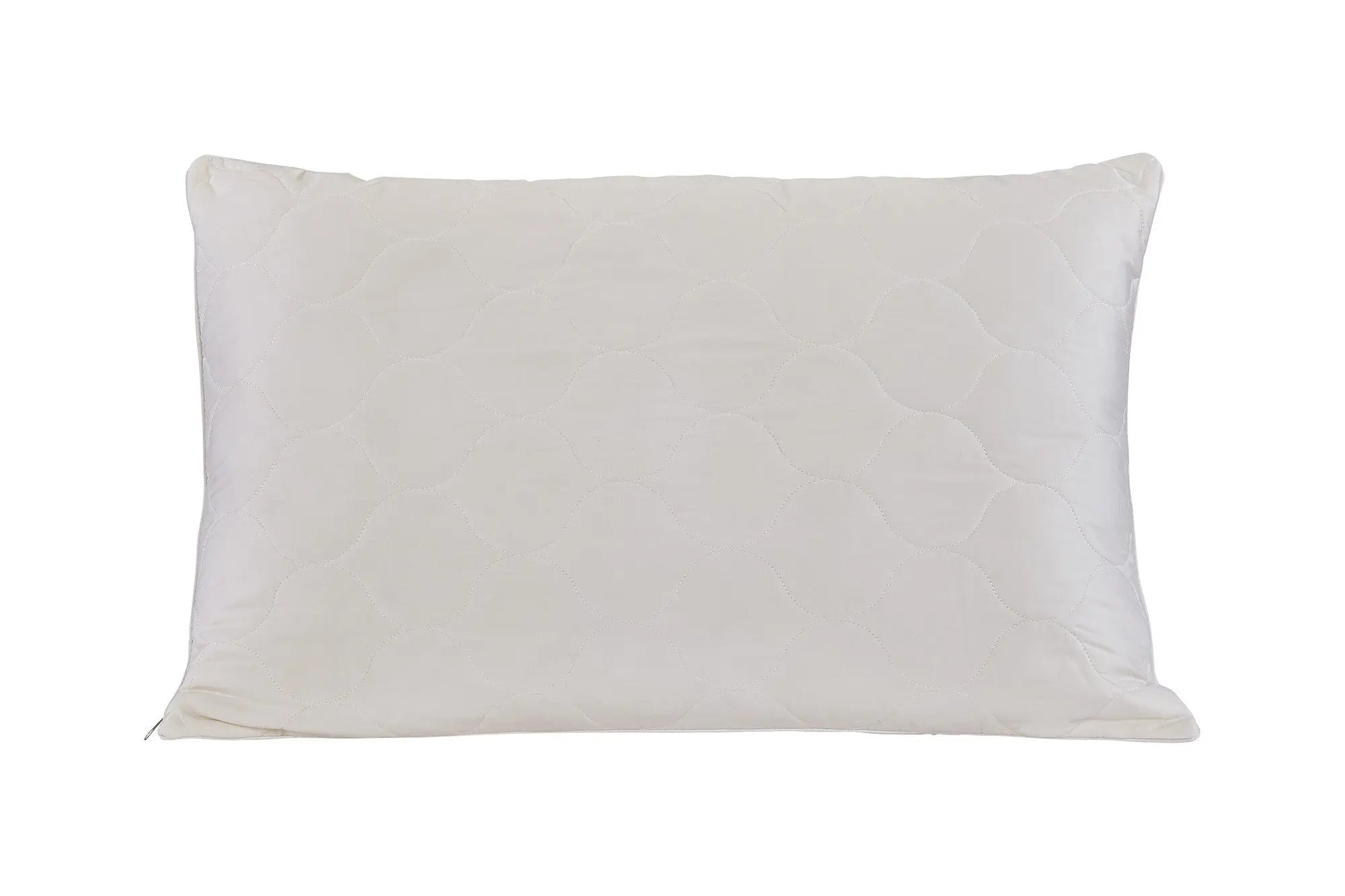 Cotton Wool Hypoallergenic Standard Size Bed Pillow Homeroots Bed & Bath