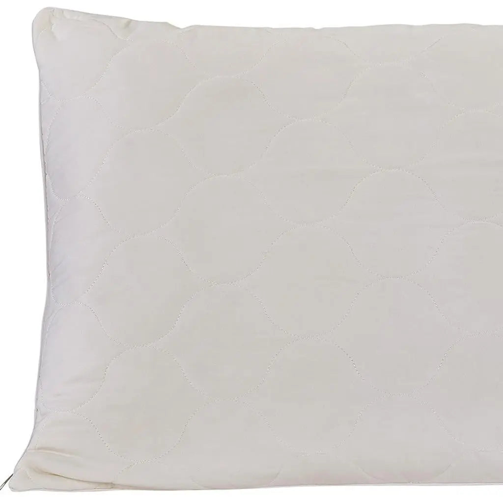 Cotton Wool Hypoallergenic Standard Size Bed Pillow Homeroots Bed & Bath