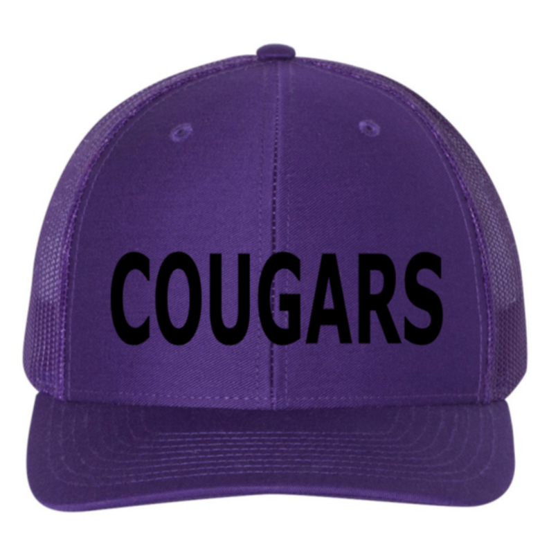 Cougars Snapback Trucker Hats Dream Team Designs