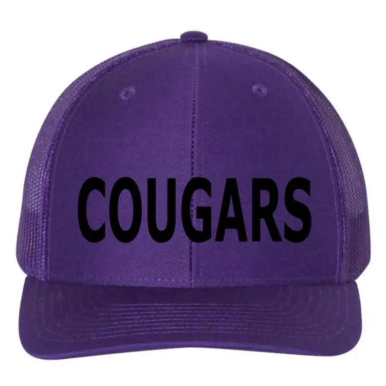 Cougars Snapback Trucker Hats Dream Team Designs