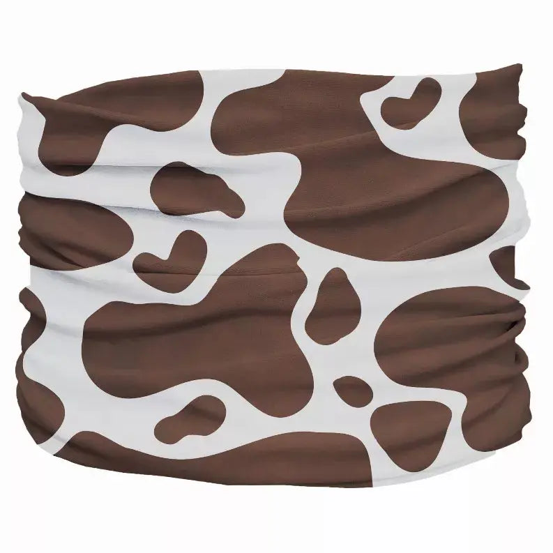 Cowhide Brown Pup Scruff Pup Scruffs