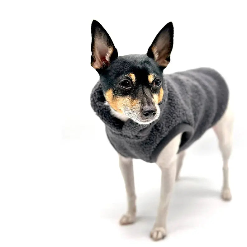 Cozy Sherpa Fleece Pullover DoggieCoutureNY