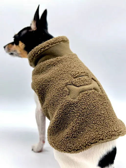 Cozy Sherpa Fleece Pullover DoggieCoutureNY