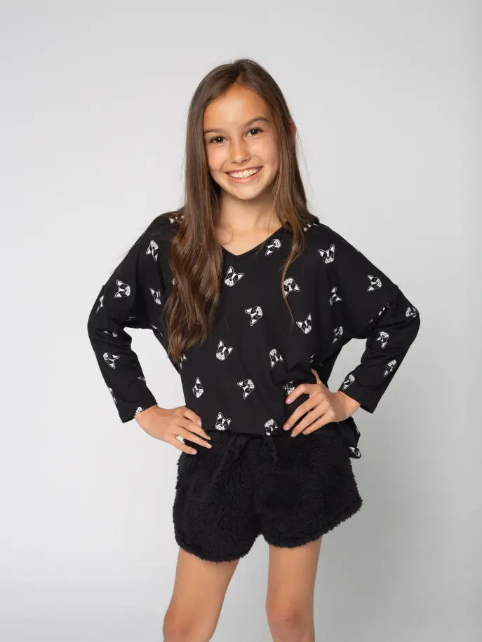 Cozy Sherpa Shorts Little Mass