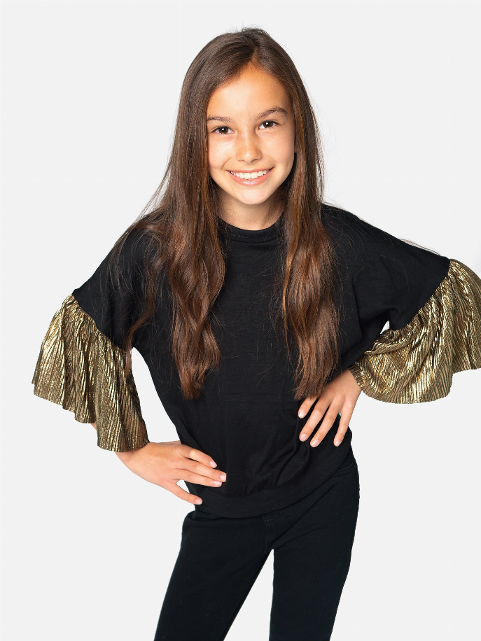 Cozy Sweatshirt Ft Bodre Peated Foil Sleeves Little Mass