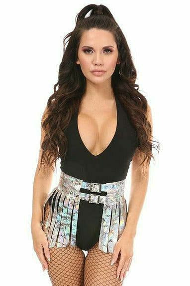 Crackle Holo Fringe Skirt Daisy Corsets