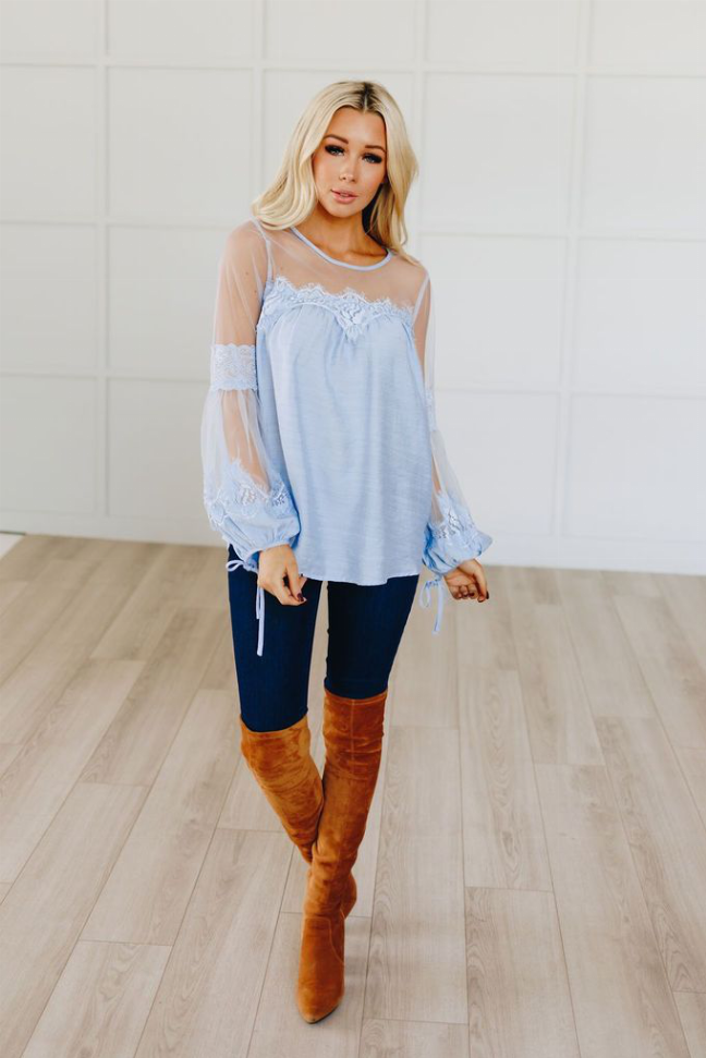 Crazy Love Boho Top Stay Warm in Style