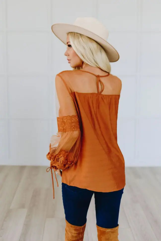 Crazy Love Boho Top Stay Warm in Style
