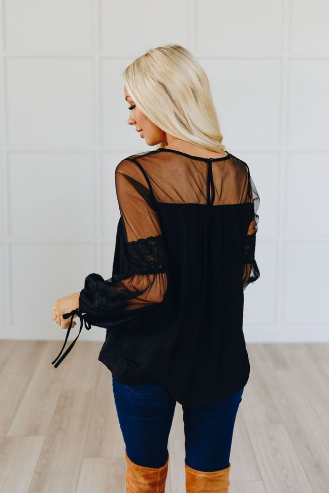 Crazy Love Boho Top Stay Warm in Style