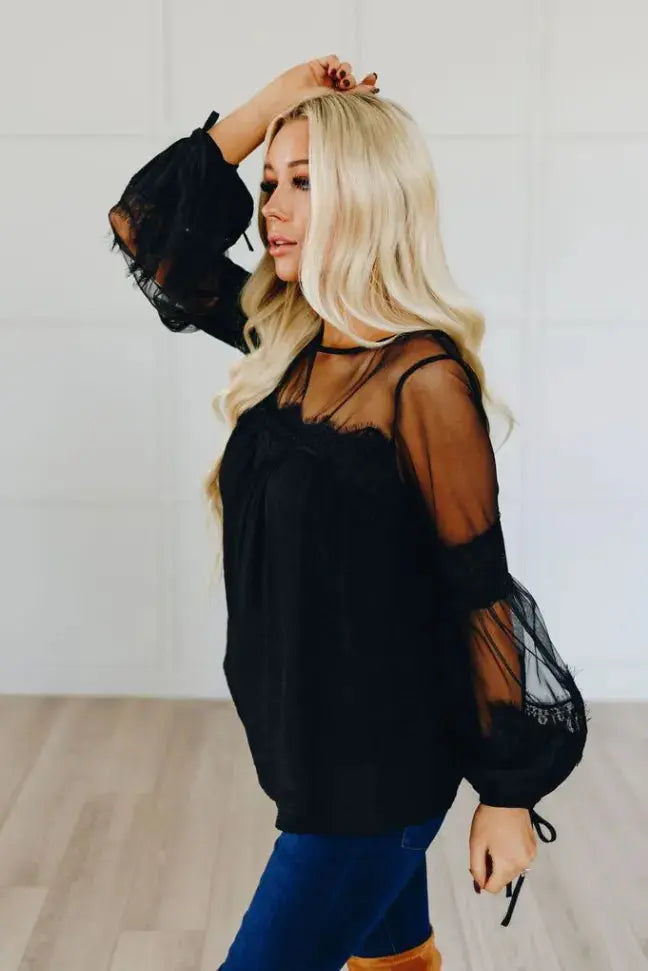Crazy Love Boho Top Stay Warm in Style