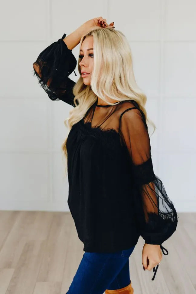 Crazy Love Boho Top Stay Warm in Style