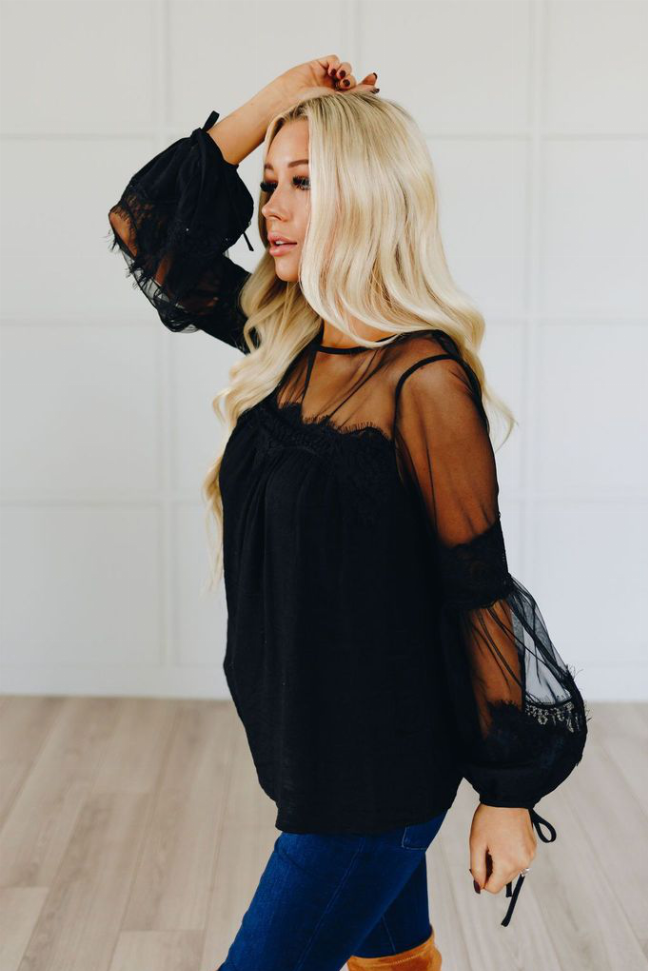 Crazy Love Boho Top Stay Warm in Style