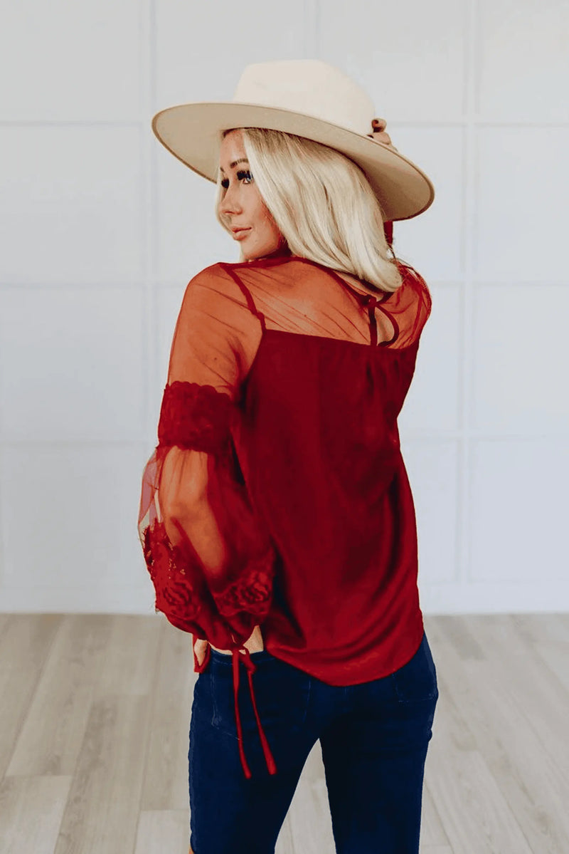 Crazy Love Boho Top Stay Warm in Style