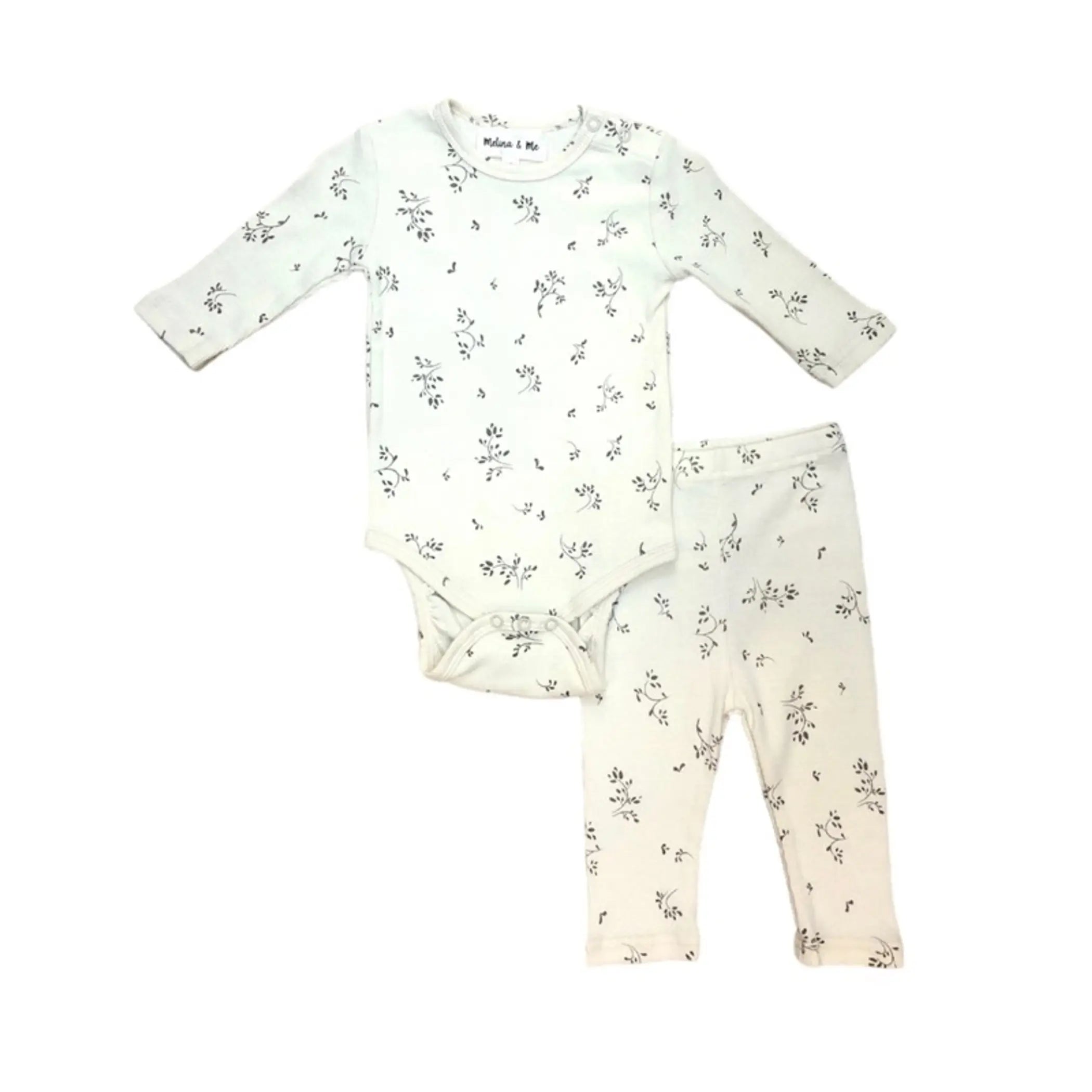 Cream Floral Outfit Melina & Me