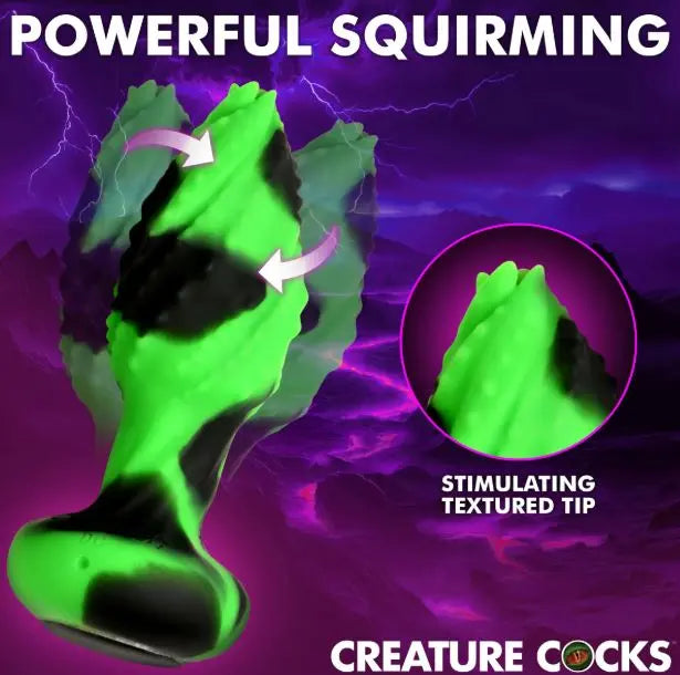 Creature Cock Eye Of The Spawn Vibrating/ Squirming Butt Plug - GreatEagleInc