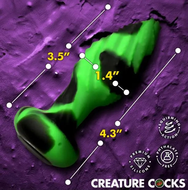 Creature Cock Eye Of The Spawn Vibrating/ Squirming Butt Plug - GreatEagleInc