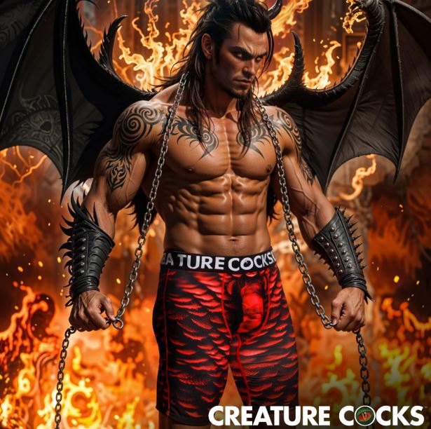Creature Cocks Underwear Horny Devil X-large - GreatEagleInc