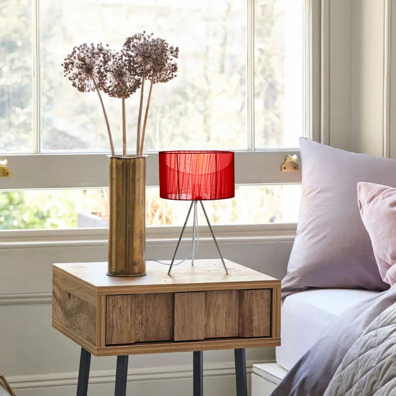 Creekwood Home Contemporary Brushed Nickel Pedestal Table Lamp for Bedroom, Living Room, Dining Room, Office, Entryway All the Rages