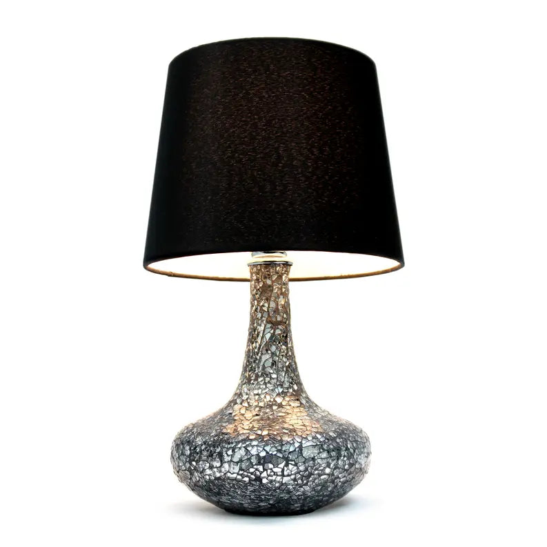 Creekwood Home Patchwork Crystal Glass Table Lamp for Living Room, Bedroom, Study, Office, Entryway, Reading Nook All the Rages