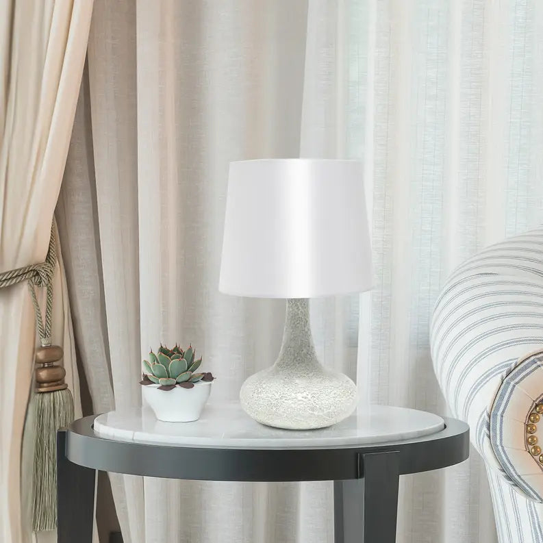 Creekwood Home Patchwork Crystal Glass Table Lamp for Living Room, Bedroom, Study, Office, Entryway, Reading Nook All the Rages