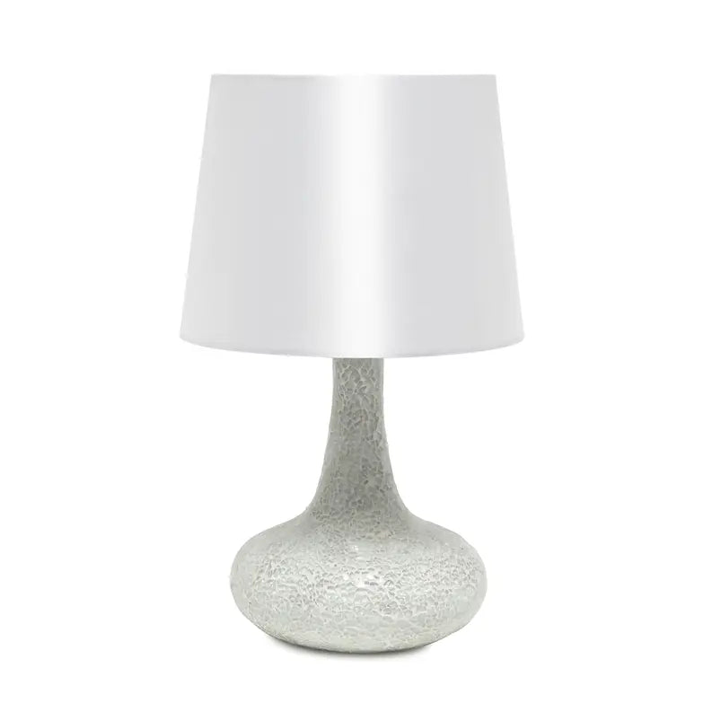 Creekwood Home Patchwork Crystal Glass Table Lamp for Living Room, Bedroom, Study, Office, Entryway, Reading Nook All the Rages