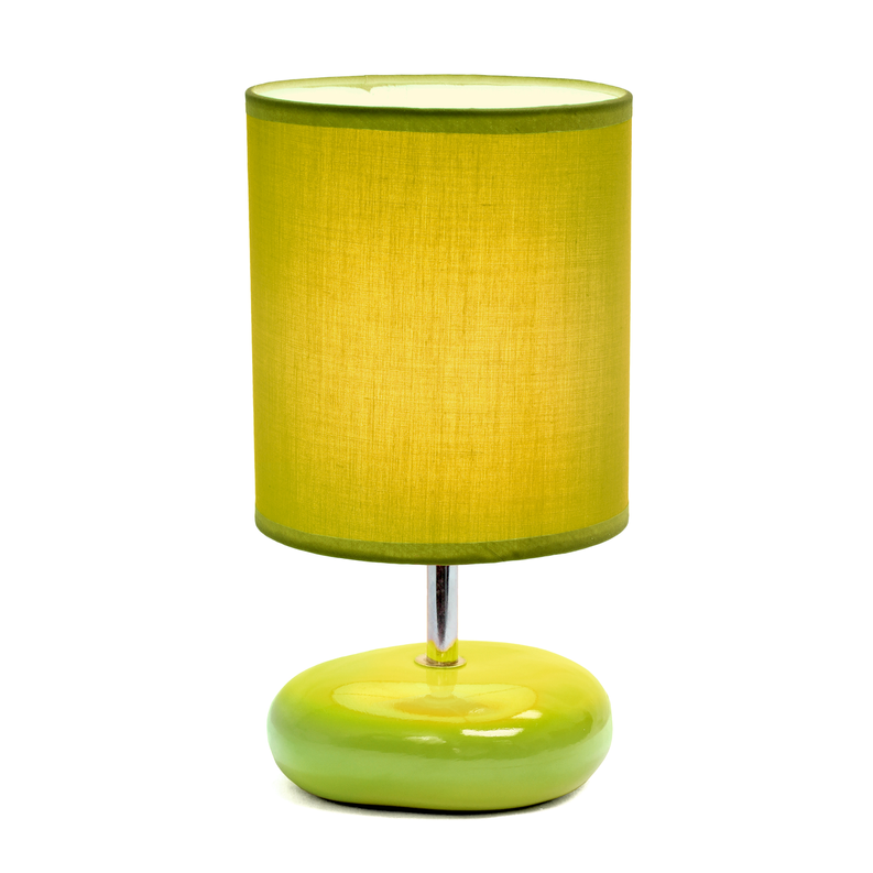 Creekwood Home Traditional Mini Round Rock Table Lamp for Nursery, Study, Bookshelf, Office, Nightstand, Living Room All the Rages