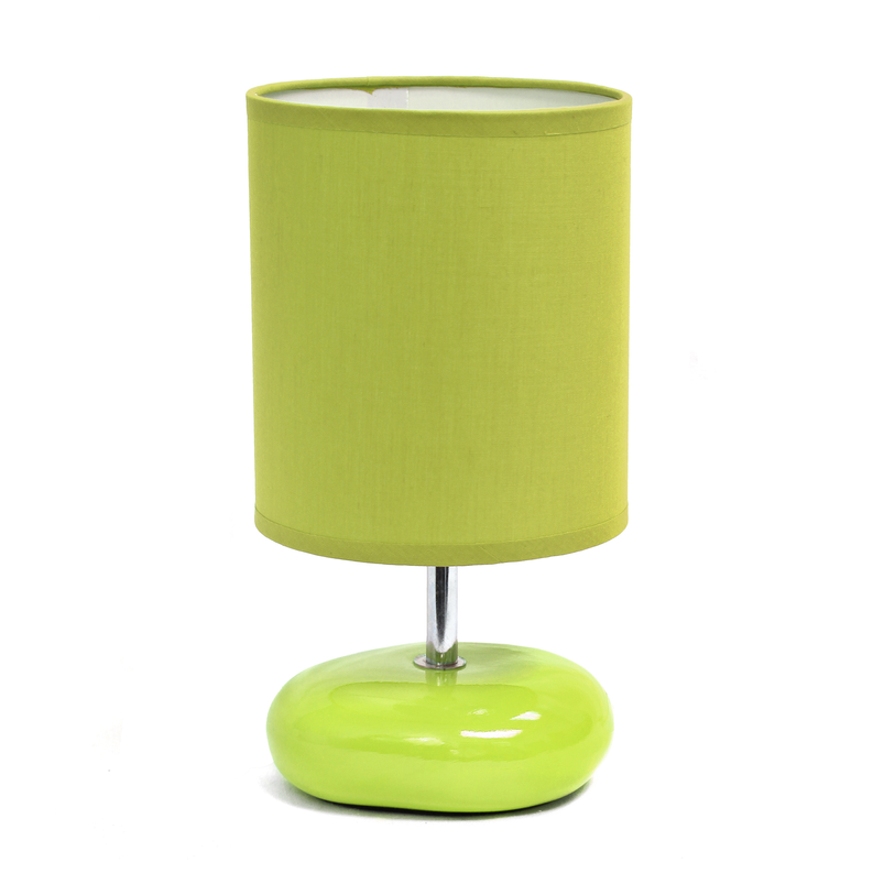 Creekwood Home Traditional Mini Round Rock Table Lamp for Nursery, Study, Bookshelf, Office, Nightstand, Living Room All the Rages