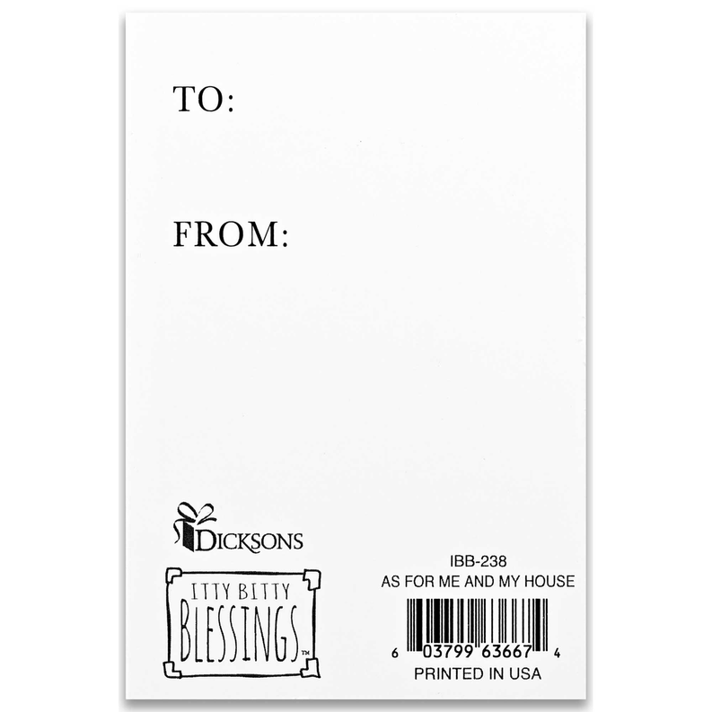Cross And Card As For Me And My House Dicksons Inc