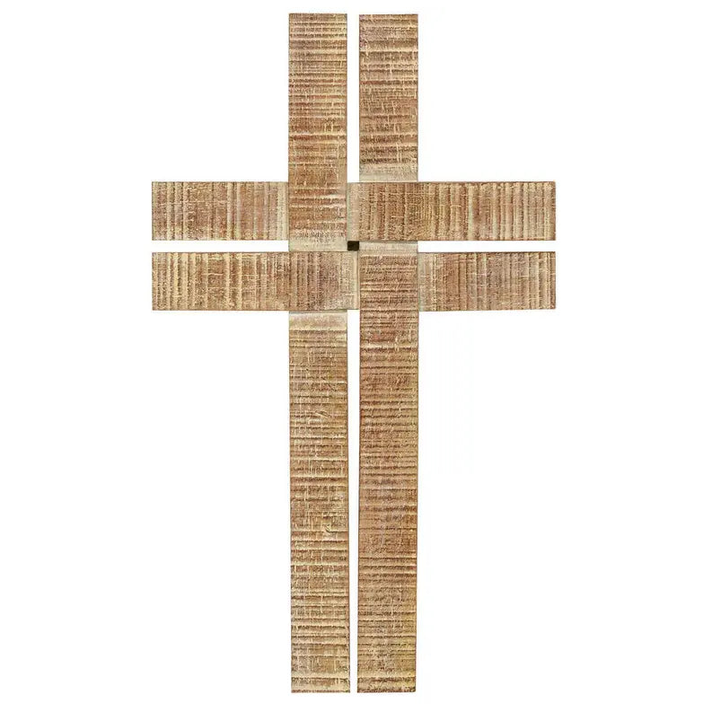 Cross Wall Antique Wood Look Dicksons Inc