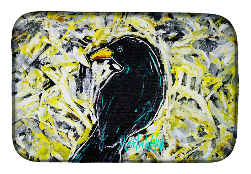 Crow Adam Dish Drying Mat Caroline's Treasures