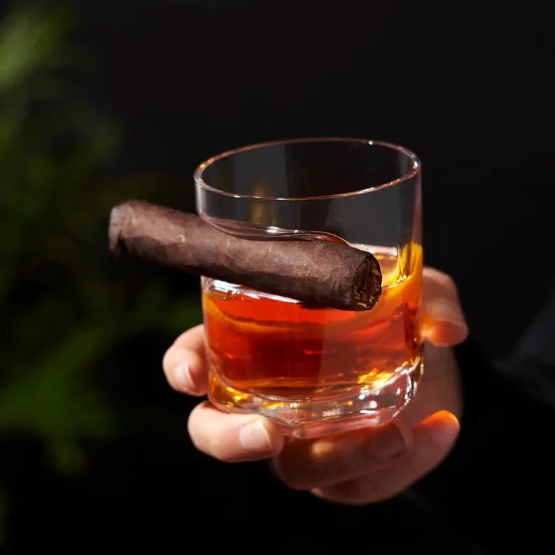 Crystal Cigar Glass by Viski True Bands