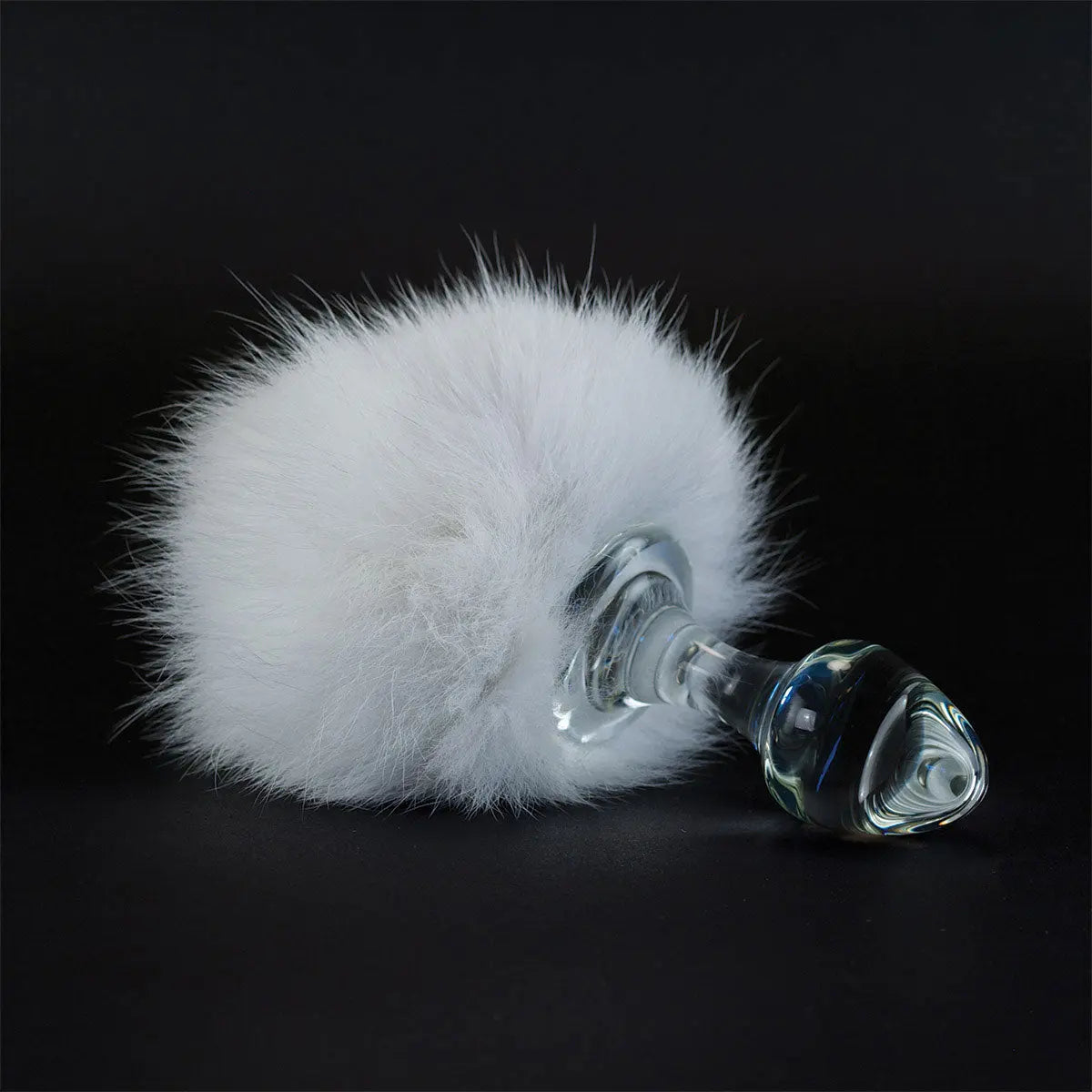 Crystal Delights Magnetic Bunny Tail  - White Crystal Delights