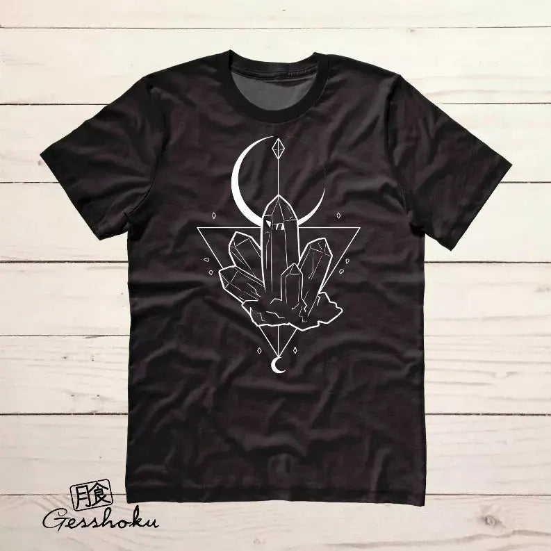 Crystal Grid Moon Unisex T-shirt Gesshoku Designs