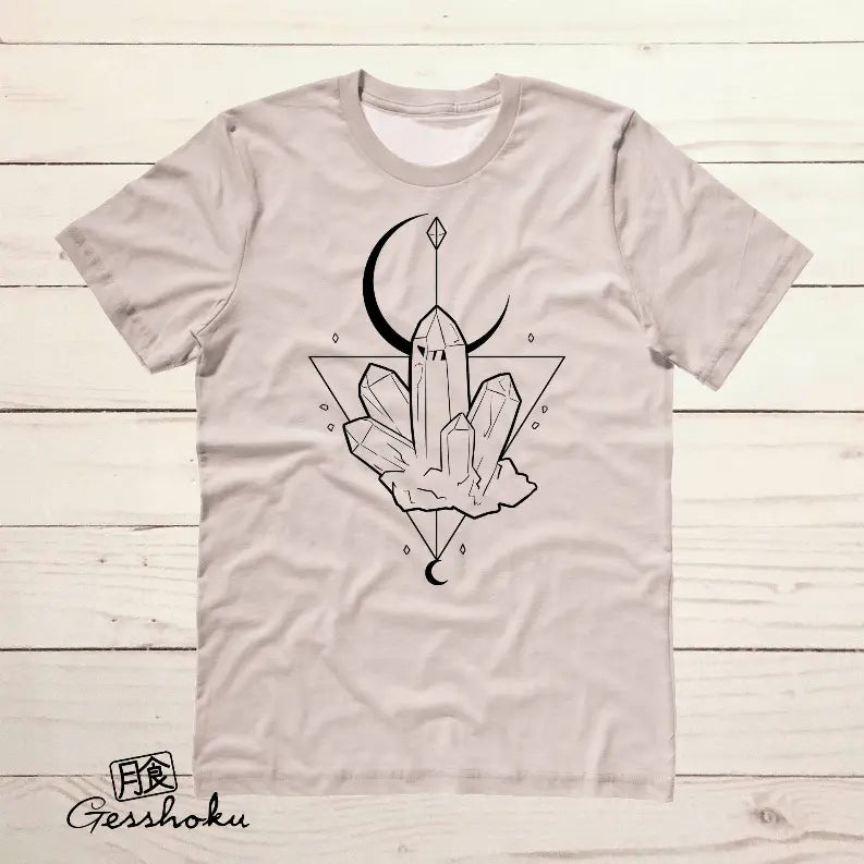 Crystal Grid Moon Unisex T-shirt Gesshoku Designs