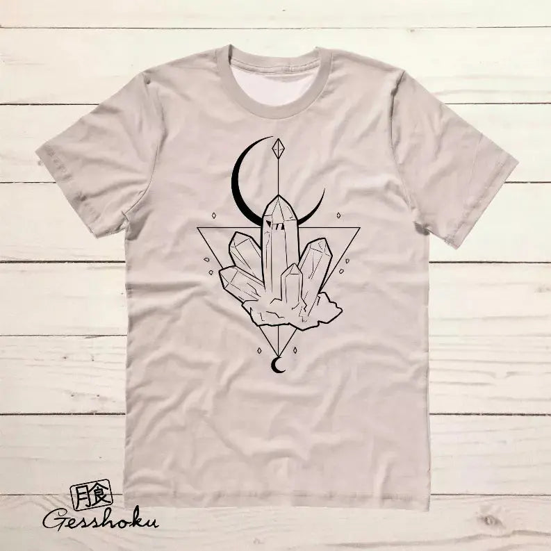 Crystal Grid Moon Unisex T-shirt Gesshoku Designs