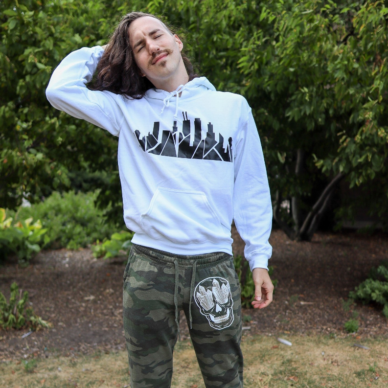 Crystal Skull Camo Sweatpants Black Cat Bazaar