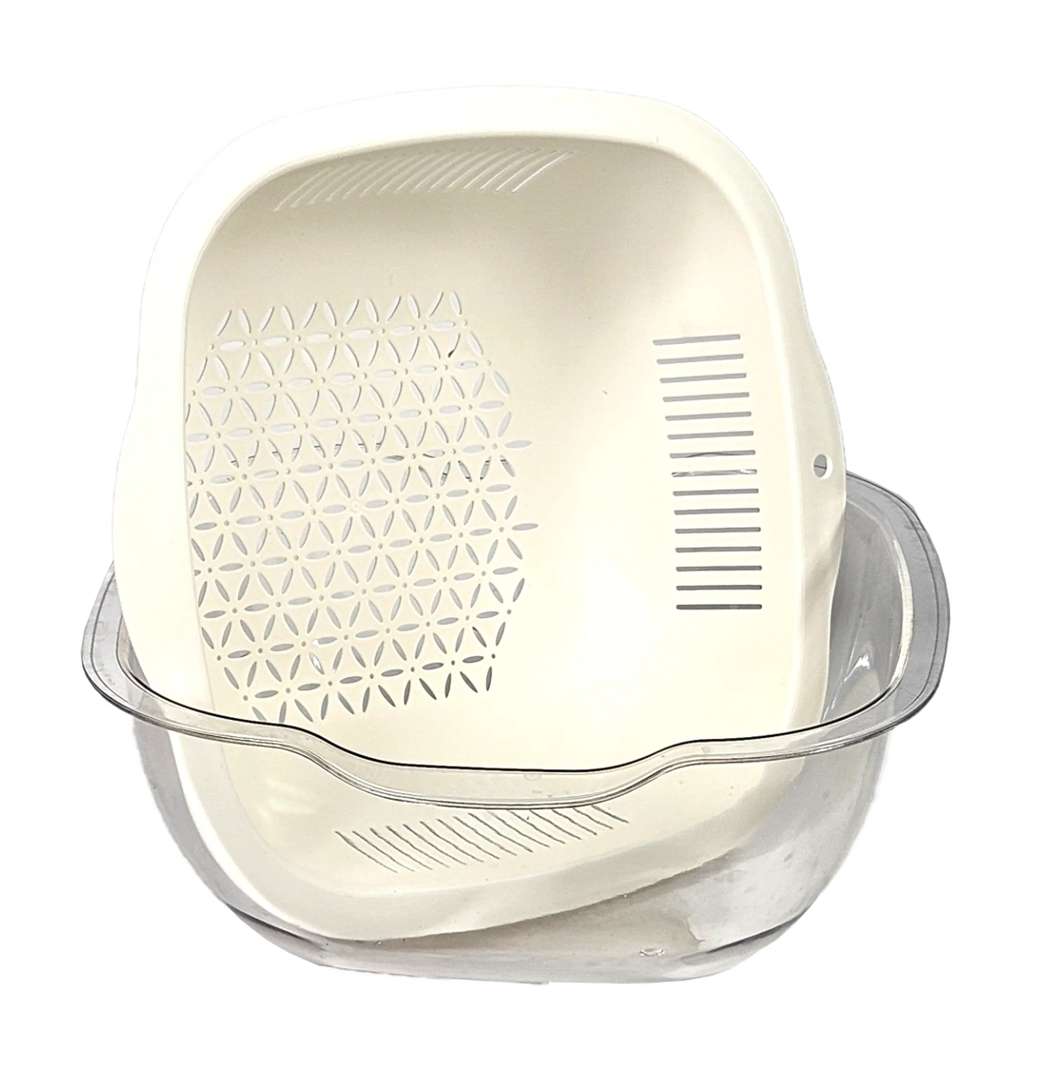 Cuisine Collecion 4.5 QT Bowl & Strainer Set - Sage Waymore LLC