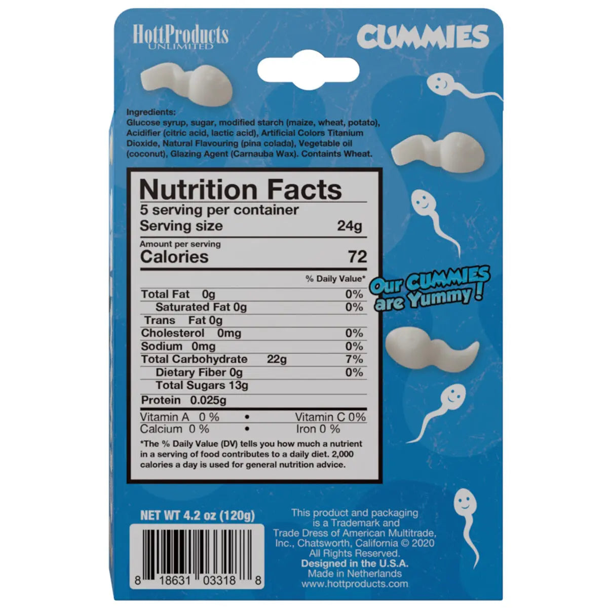 Cummies Sperm-Shaped Gummies Hott Products