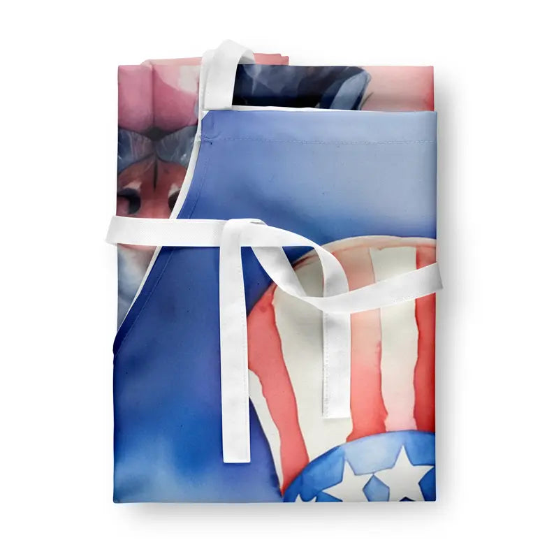 Curly-Coated Retriever Patriotic American Apron Caroline's Treasures