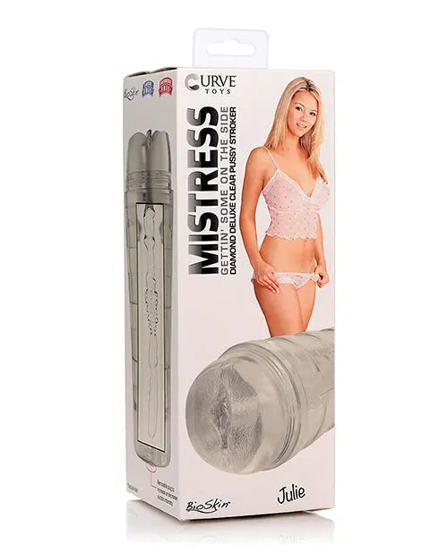 Curve Novelties Mistress Julie Diamond Deluxe Clear Pussy Stroker Curve Novelties