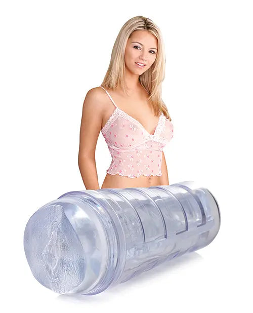 Curve Novelties Mistress Julie Diamond Deluxe Clear Pussy Stroker Curve Novelties