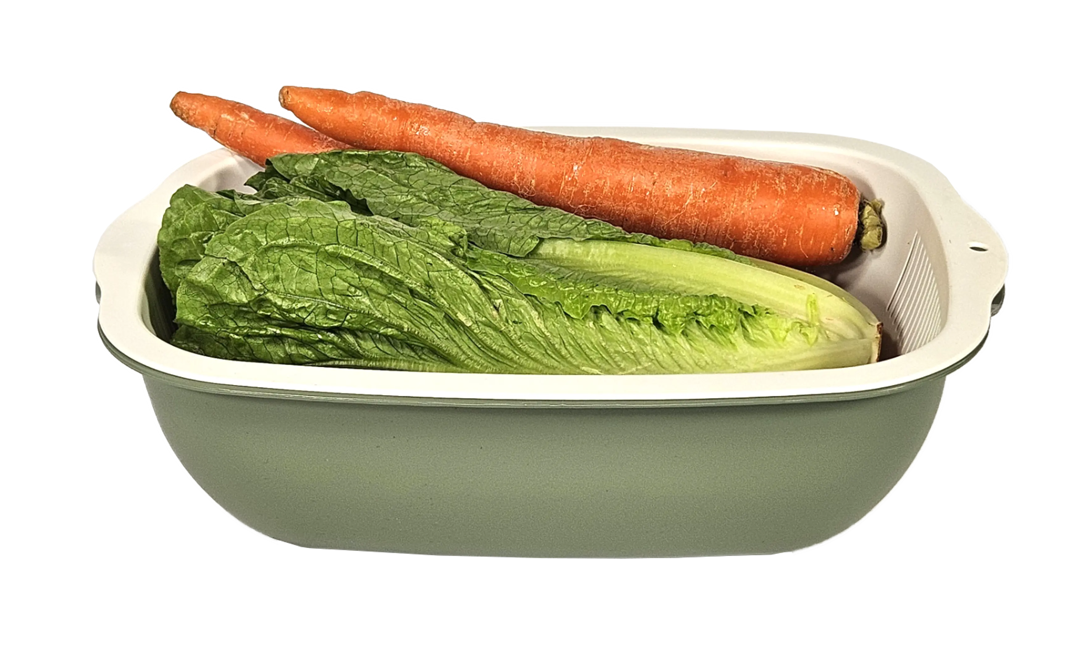 Cusine Collection 7 QT Bowl & Strainer Set - Sage Waymore LLC