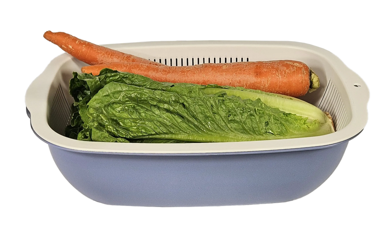 Cusine Collection 7 QT Bowl & Strainer Set - Sage Waymore LLC