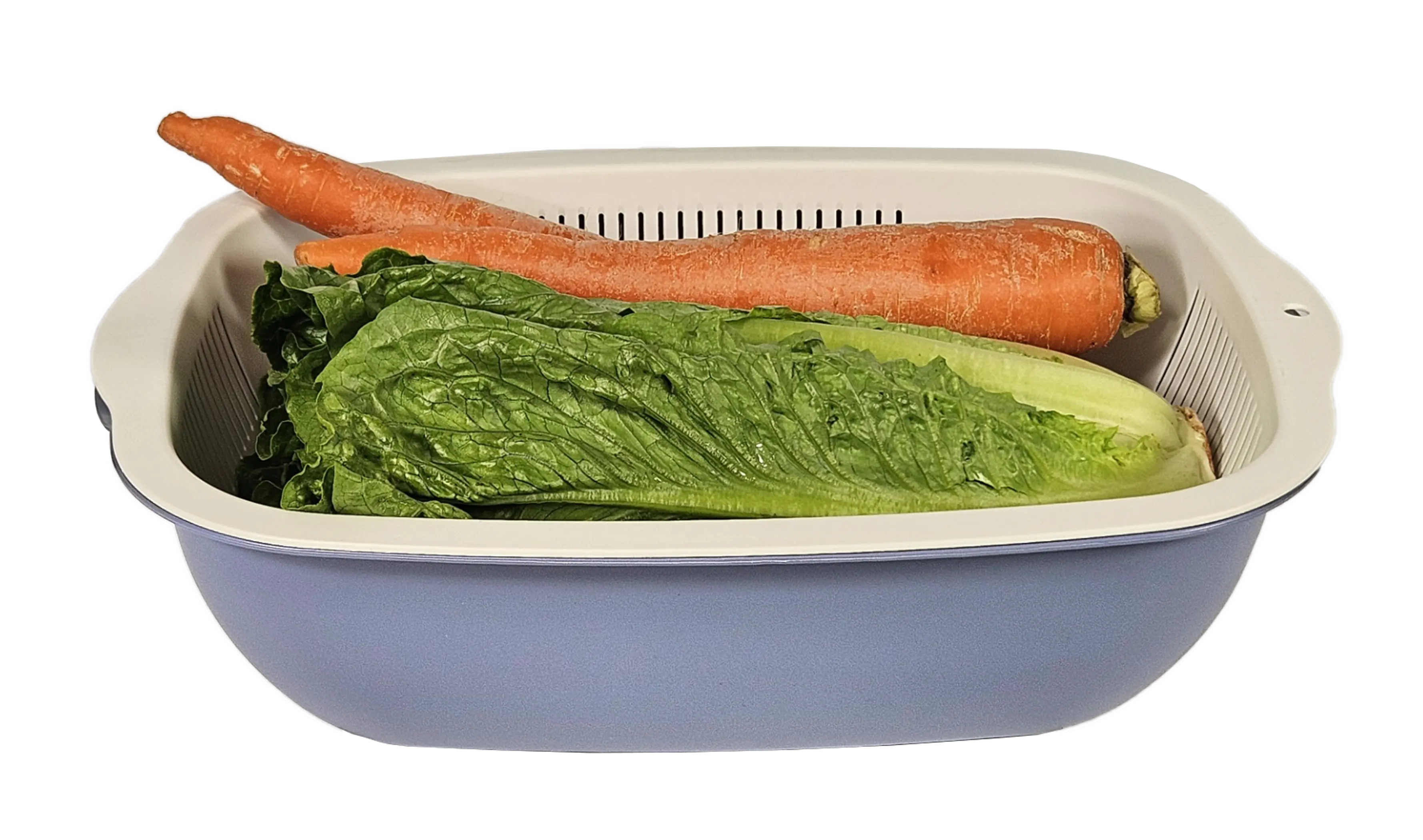 Cusine Collection 7 QT Bowl & Strainer Set - Sage Waymore LLC