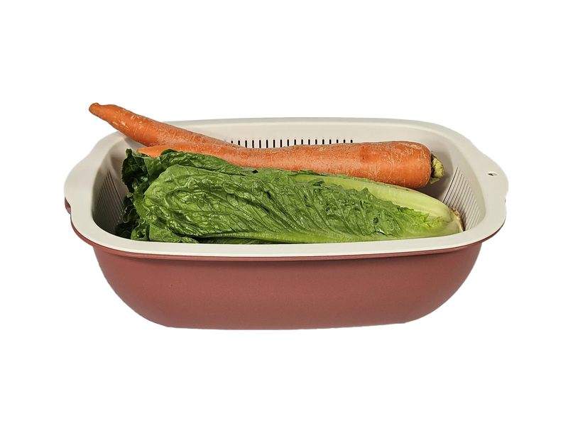 Cusine Collection 7 QT Bowl & Strainer Set - Sage Waymore LLC