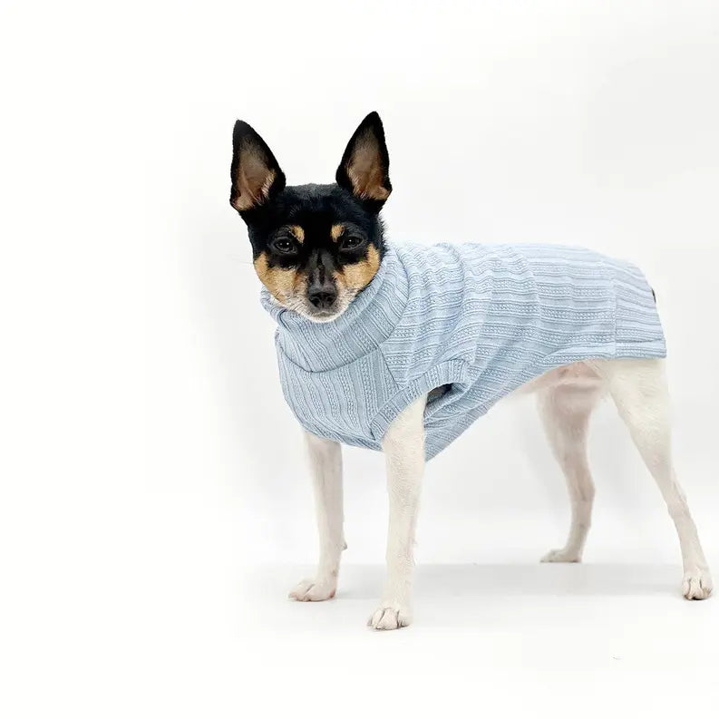 DCNY Mock Neck Sleeveless Sweater Tank DoggieCoutureNY