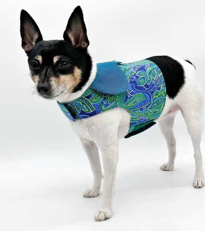 DCNY "Pretty in Paisley" Vest-Style Harness DoggieCoutureNY