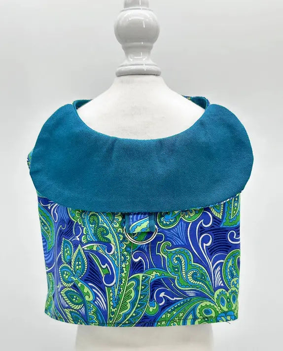 DCNY "Pretty in Paisley" Vest-Style Harness DoggieCoutureNY